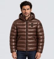 blauer para hombre 26wbluc02054 chaqueta acolchada eco adams marron xl casual poliamida