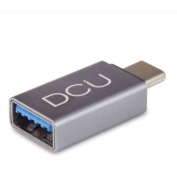 DCU Tecnologic Adaptador USB-C a USB 3.0 Gris