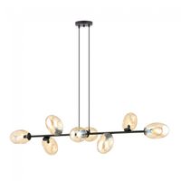 lampara colgante bimala ambar 8 luces