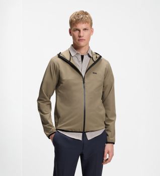 BOSS para hombre. 50561401 Chaqueta CommuterPro marrón (M), Casual, Poliéster