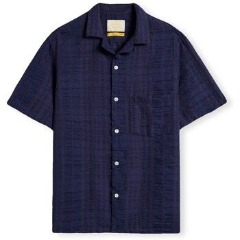Portuguese Flannel Camisa manga larga Crupao Shirt - Navy para hombre
