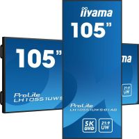 monitor iiyama lh10551uws-b1ag 105 ultrawide 5k ips led 60hz pantalla xl senalizacion digital