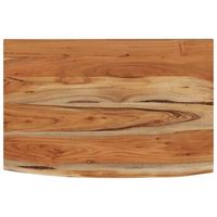 estante pared rectangular madera acacia borde vivo 60x40x25 cm