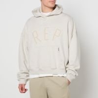 represent rep applique cotton-jersey hoodie - l