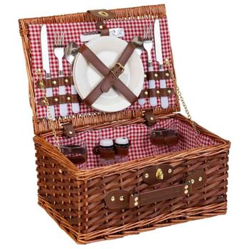 Cesta de picnic 2 servicios marron