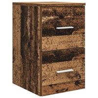 gabinete de bano intermedio roble artisan 30 x 41 x 50 cm vidaxl