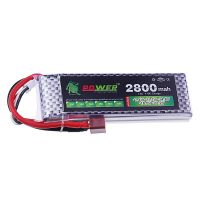 bateria lipo 2s 74 v 2800 mah 30c con t plug para coche rc