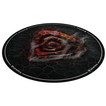Genesis Tellur 400 Round Lava Alfombra Redonda para Silla 100 cm