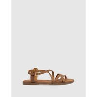 kamome sandalias sandalia yeya cuero para mujer