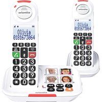 swissvoice xtra 2155 duo atl1420289 cordless phone - twin handsets