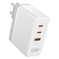 vention fegw0-eu cargador gan de pared 2xusb-c 1xusb 100w blanco