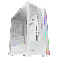 caja e-atx torre gaming mars gaming mc-ult xxl white frontal y lateral de cristal templado sin fuente de alimentacion