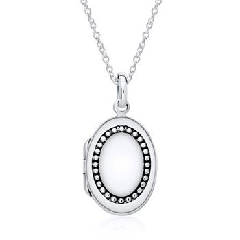 Cadena y medallón de plata 925 grabable