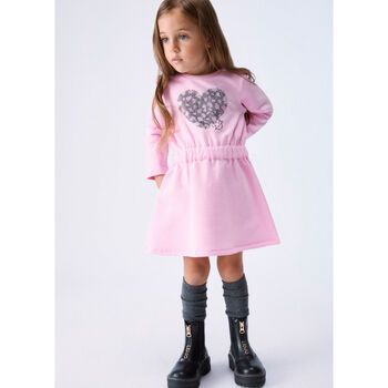 Liu Jo Vestidos Vestido corto en sudadera para niña
