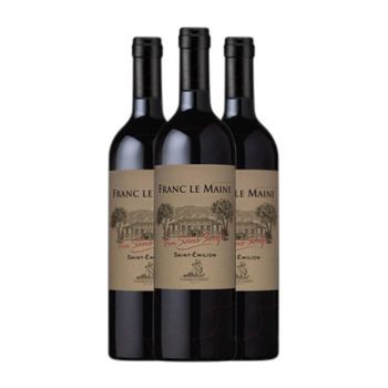 Vignobles Bardet Vino Tinto Château Franc Le Maine Saint-émilion Crianza 75 Cl 13.5% Vol. (pack De 3 Unidades)