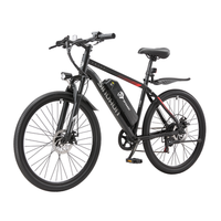 bicicleta electrica de carretera sinohon em200d de 26 pulgadas ligera negra