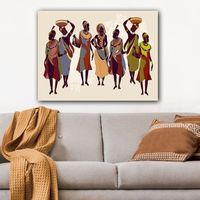 pintura decorativa lienzo 146966117370100 multicolor 70x100 cm