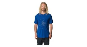 Camiseta con mensaje houdini tree azul para hombre