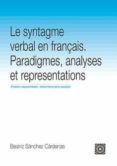 syntagme verbal en francais paradigmes analyses et representations