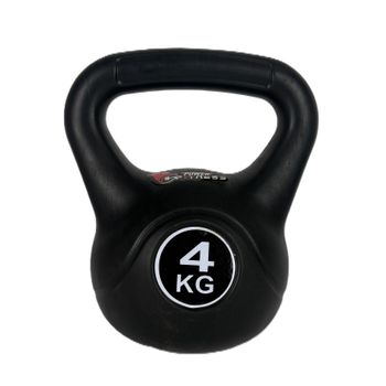 Kettlebell 4kg para Entrenamiento en Casa | Pesa Fitness para Fuerza, Tonificación y Gym en Casa | Mancuerna Funcional para Piernas Brazos y Glúteos