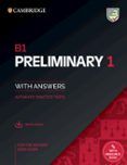 b1 preliminary 1 for revised exam from 2020 studentrs book with answers with audio