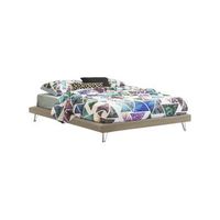 cama doble beige 205x170h32 cm