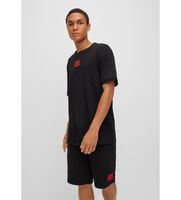 hugo para hombre 50447978 camiseta diragolino negro xl casual algodon manga corta sostenible