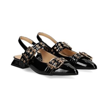Alma En Pena Zapatos Planos Mujer - Negro Talla 39