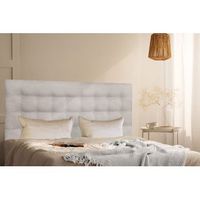 cabecero cama oslo tapizado tejido antimanchas beige 165x70cm