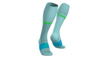 Calcetines compressport  full socks run azul