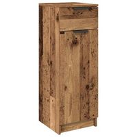 gabinete de bano  armario de bano con cajon madera vieja 32 x 34 x 90 cm