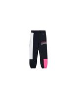 pantalones champion elastic cuff legacy negro mujer