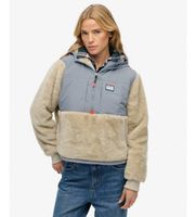 superdry para mujer w5012155a sudadera super soft hybrid beige m casual poliester