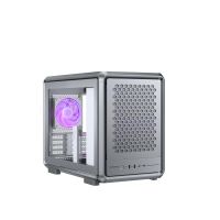 caja pc cooler master masterframe 400 mesh midi tower aluminio vidrio templado