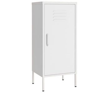 Vidaxl armario de almacenamiento acero blanco 42,5x35x101,5 cm
