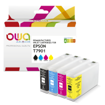 Armor K10408OW cartucho de tinta 4 pieza(s) Compatible Alto rendimiento (XL) Negro, Cian, Magenta, Amarillo