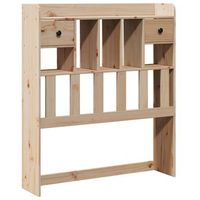 cabecerocabecero camapanel de cabecera con almacenaje madera maciza de pino 100 cm