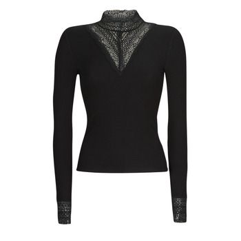 Only Blusa ONLTILDE L/S HIGH NECK LACE TOP JRS para mujer