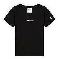 champion camiseta t-shirt noir manches courtes col rond para nino