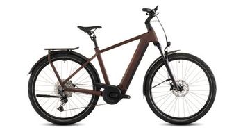 Bicicleta electrica de trekking cube kathmandu hybrid pro 800 shimano deore deore xt 12s 800 wh 700 mm sun glow rojo naranja 2026