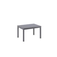mesa extensible traffic 130210 x 80 cm en melamina gris oscuro