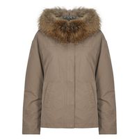 oakwood parka syma raccon fur para mujer
