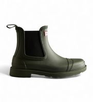 hunter para mujer wfs1018rma botines commando chelsea verde 36 plano ninguno casual