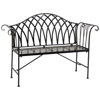Banco De Forja Negro 110x50x88