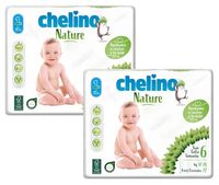 chelino nature panales talla 6 17-28 kg 2x27 uds