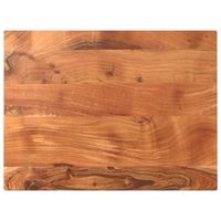 tablero de mesa rectangular madera maciza acacia 80x70x38 cm vidaxl