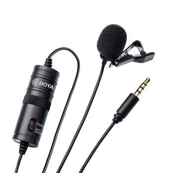 Boya BY-M1 Micrófono Omnidireccional Profesional para Cámaras Réflex