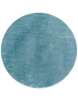 Alfombra Calissa turquesa 120 cm redondo