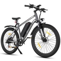 bicicleta electrica adultos 275 evercross tech ek15a bateria extraible de 36v13ah 250w 7 velocidades frenos de disco dobles app gris