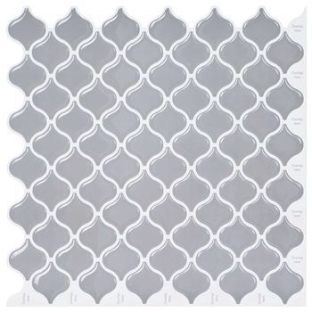 Baldosa Lanturn 50 Uds. Gris 27 X 27 Cm Poliuretano Y Pet Vidaxl
